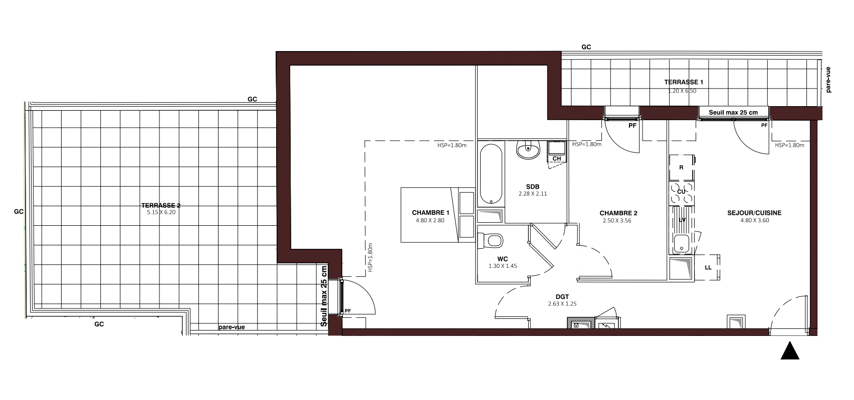 Plan du lot