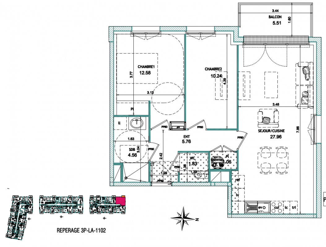 Plan du lot