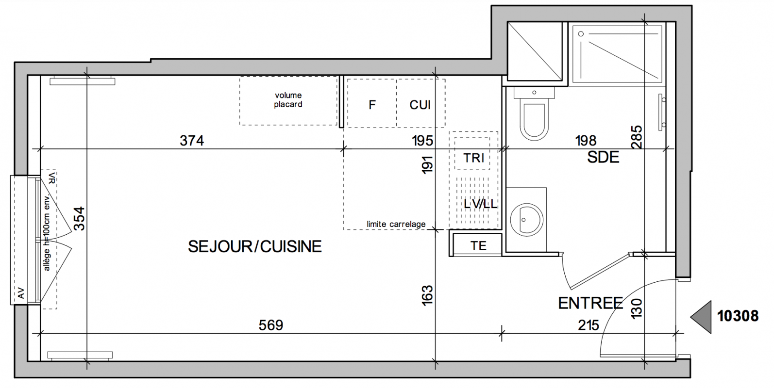 Plan du lot