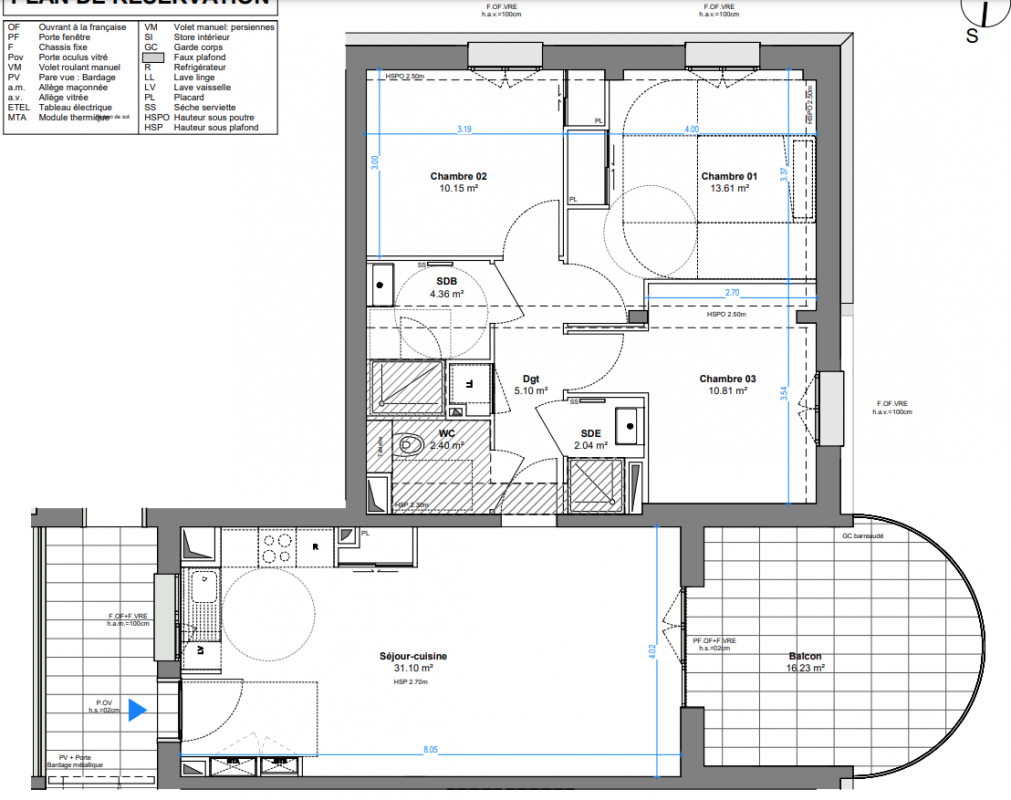 Plan du lot
