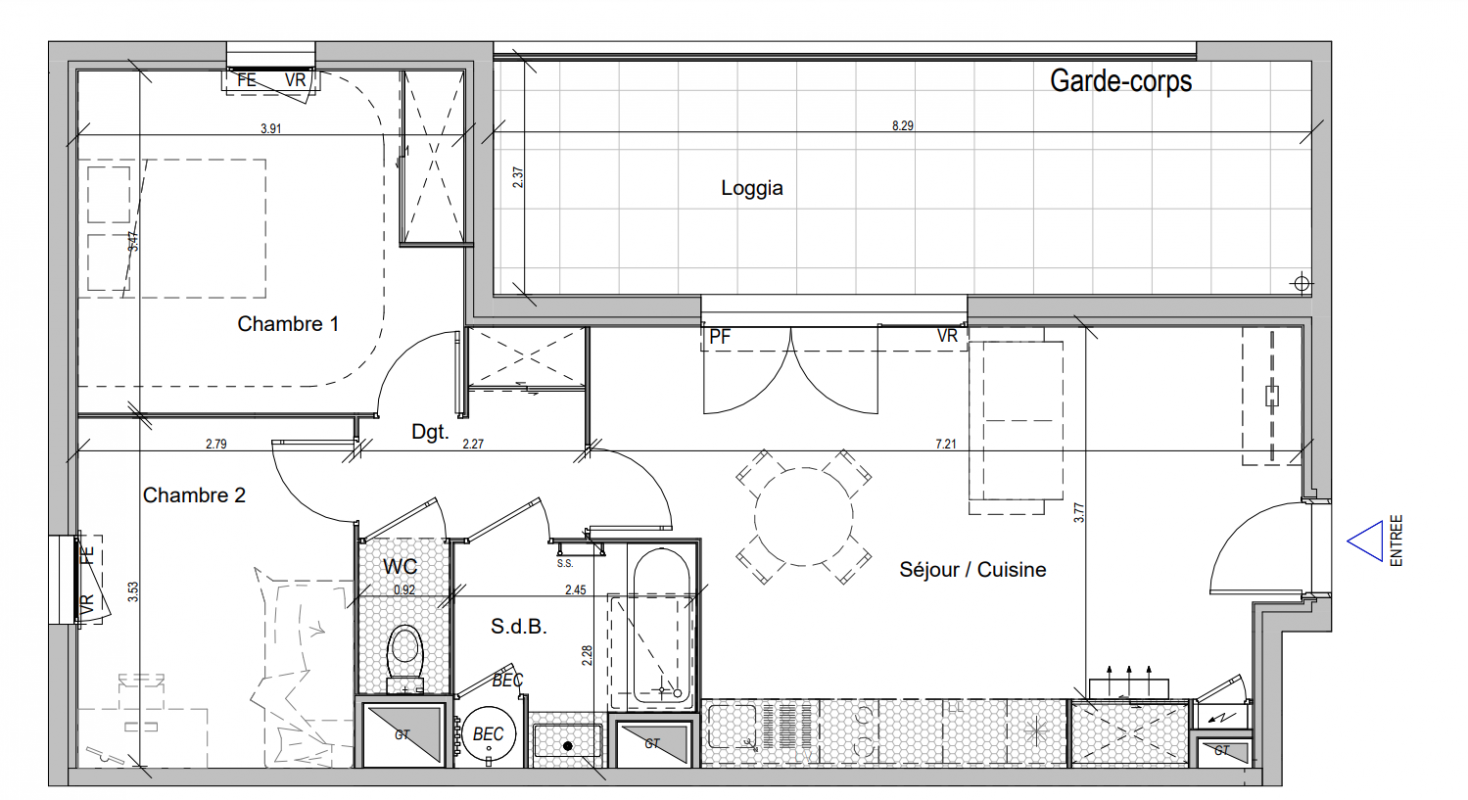 Plan du lot
