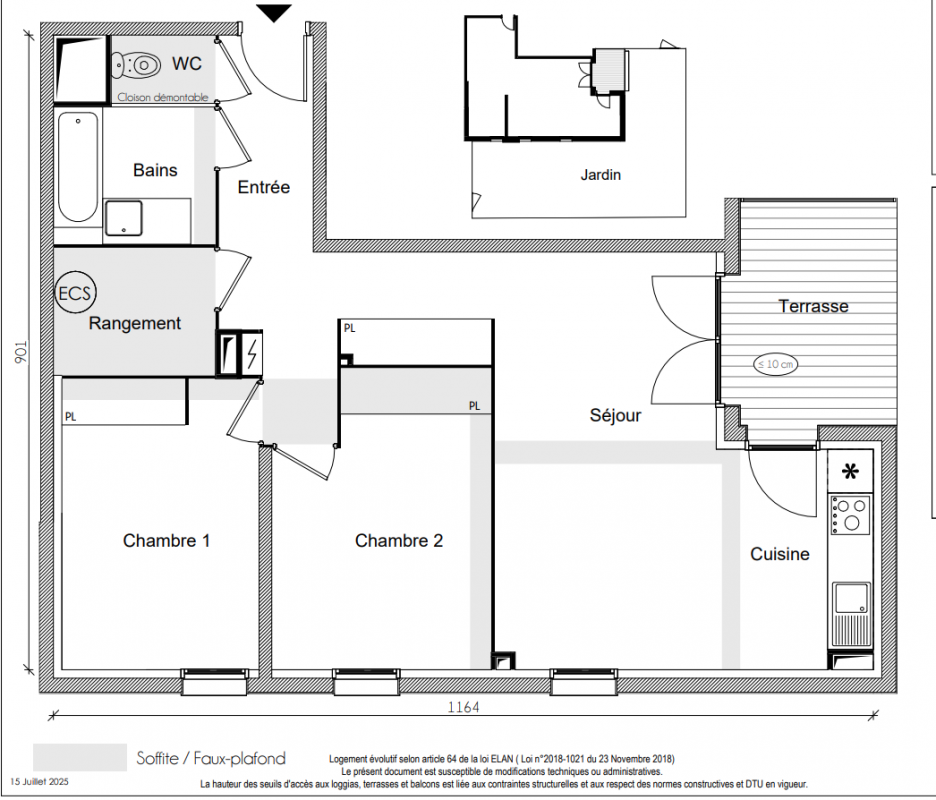 Plan du lot