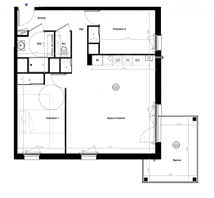 Plan du lot