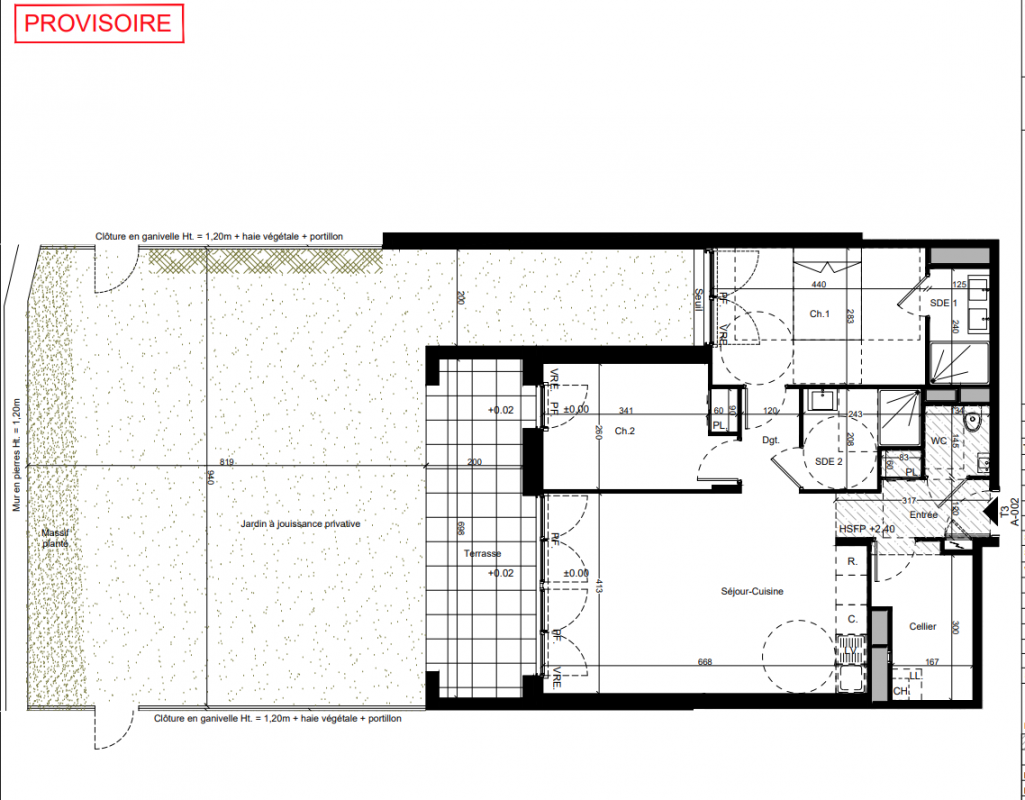 Plan du lot