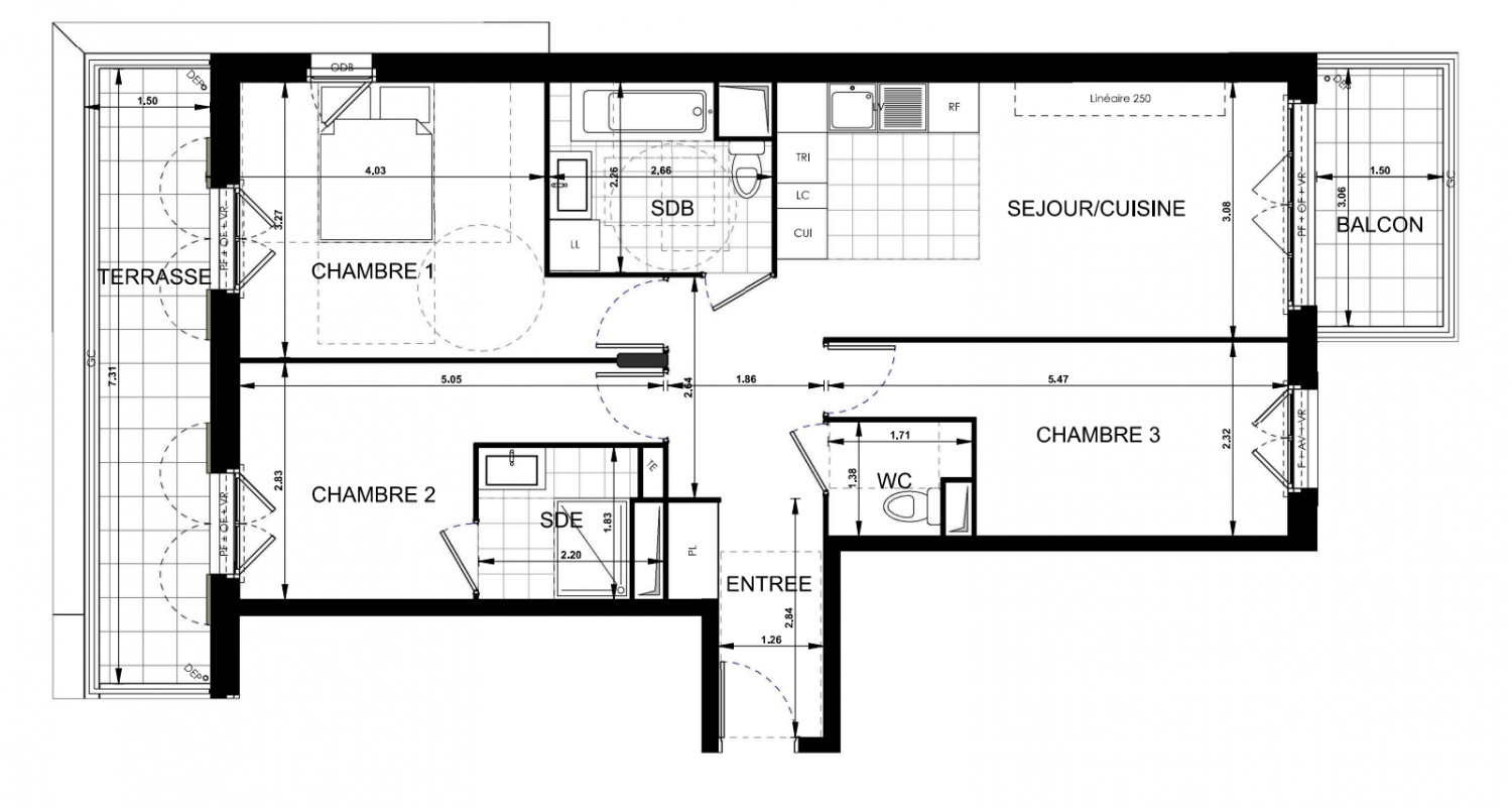 Plan du lot