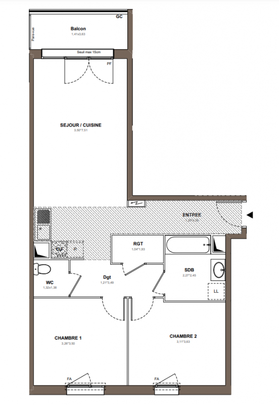 Plan du lot