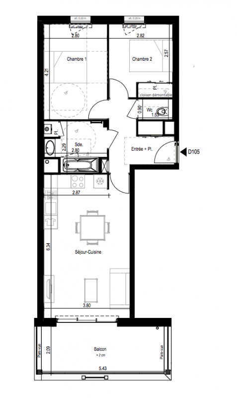 Plan du lot