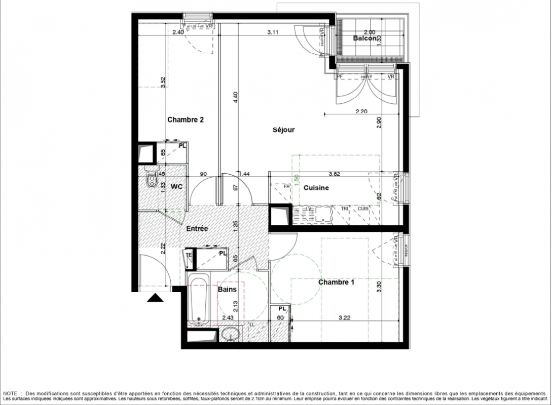 Plan du lot