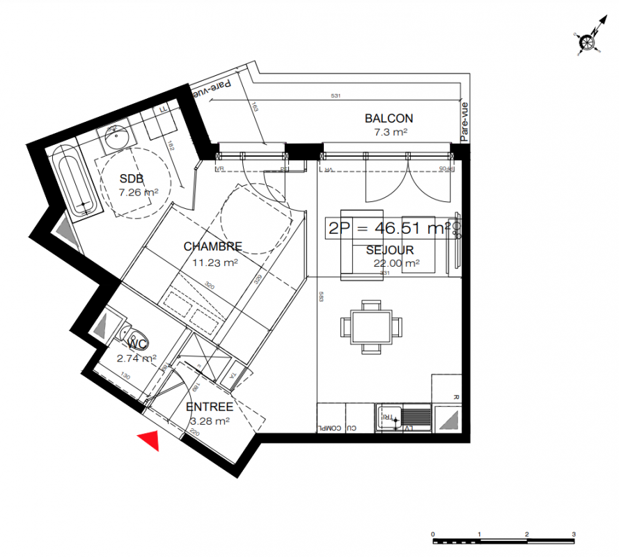 Plan du lot