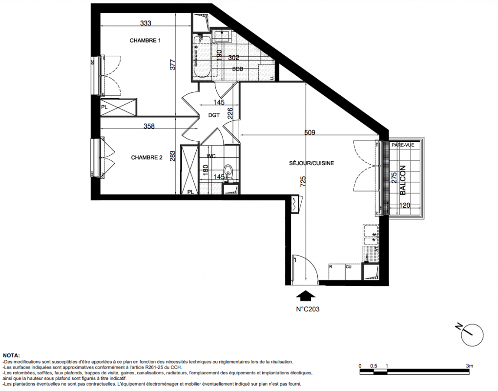 Plan du lot