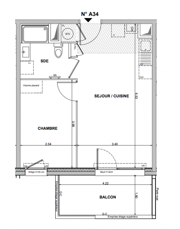 Plan du lot