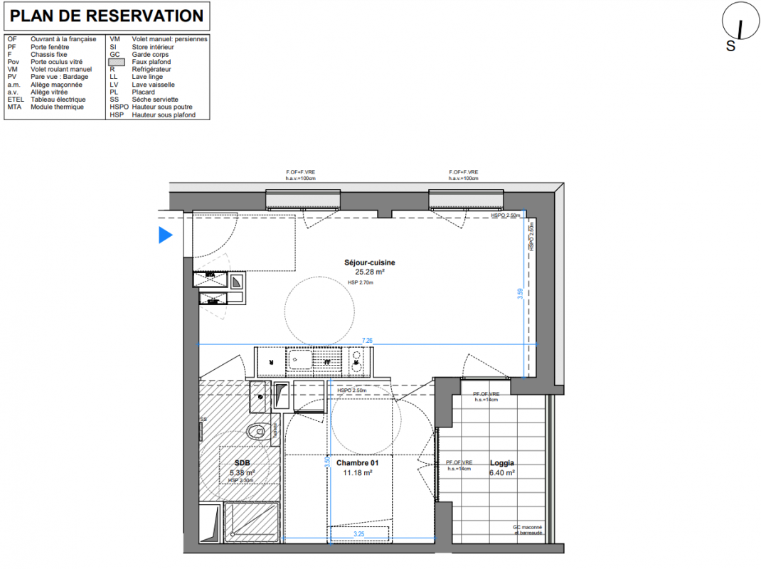 Plan du lot