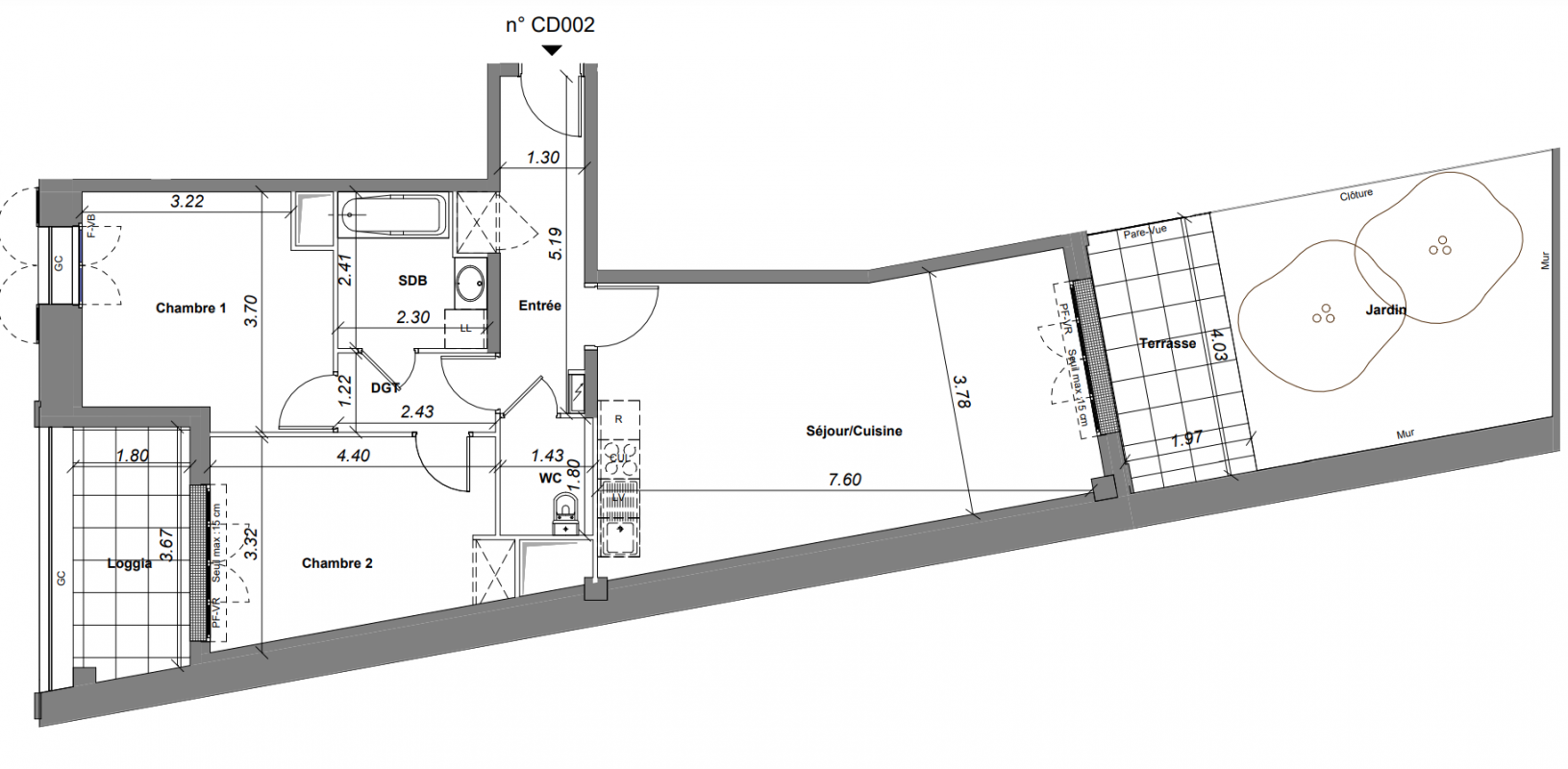 Plan du lot