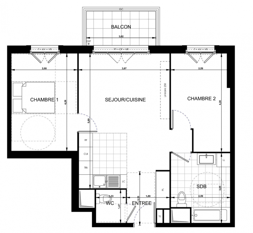 Plan du lot