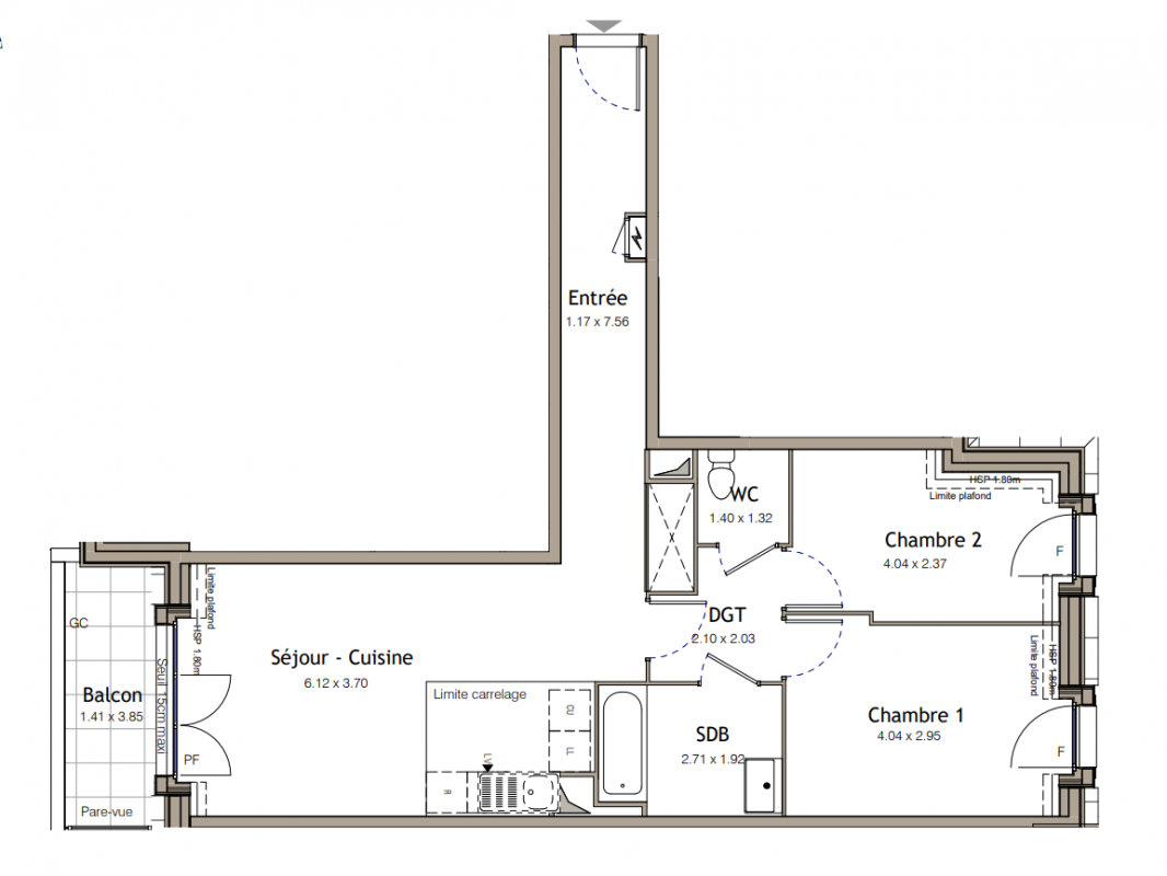 Plan du lot