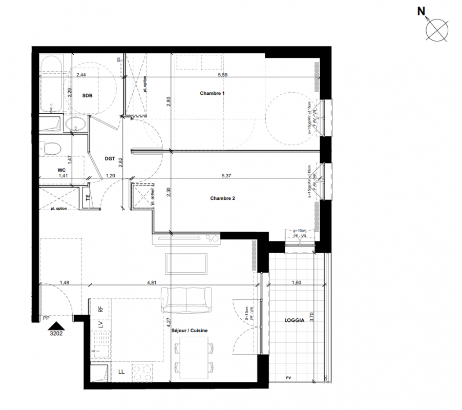 Plan du lot