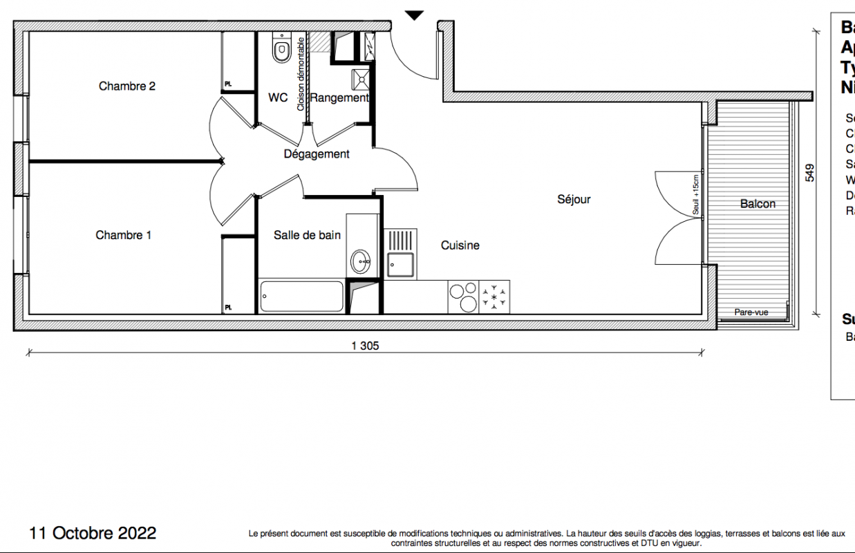 Plan du lot