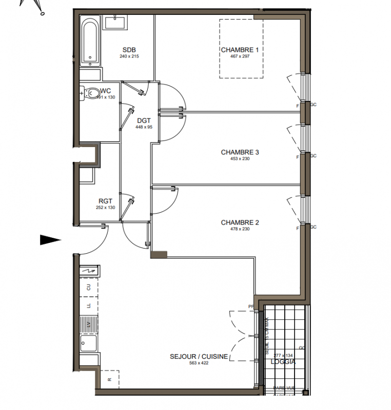 Plan du lot