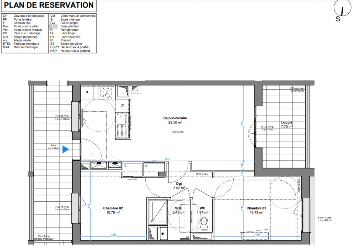 Plan du lot