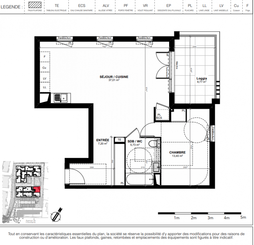 Plan du lot