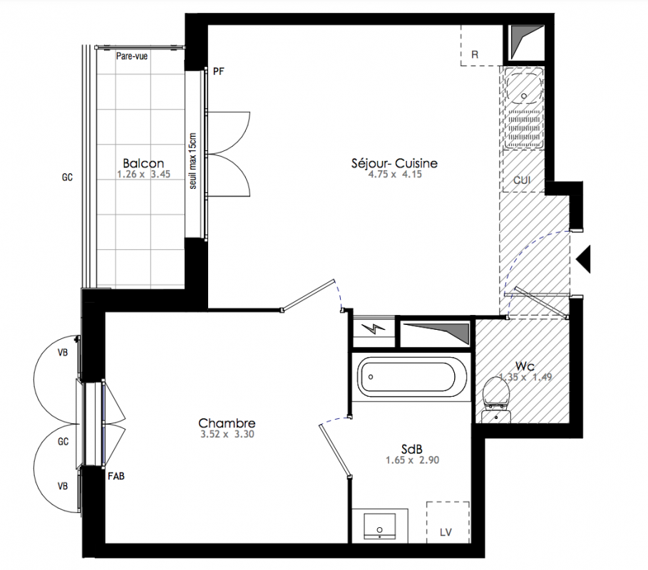 Plan du lot