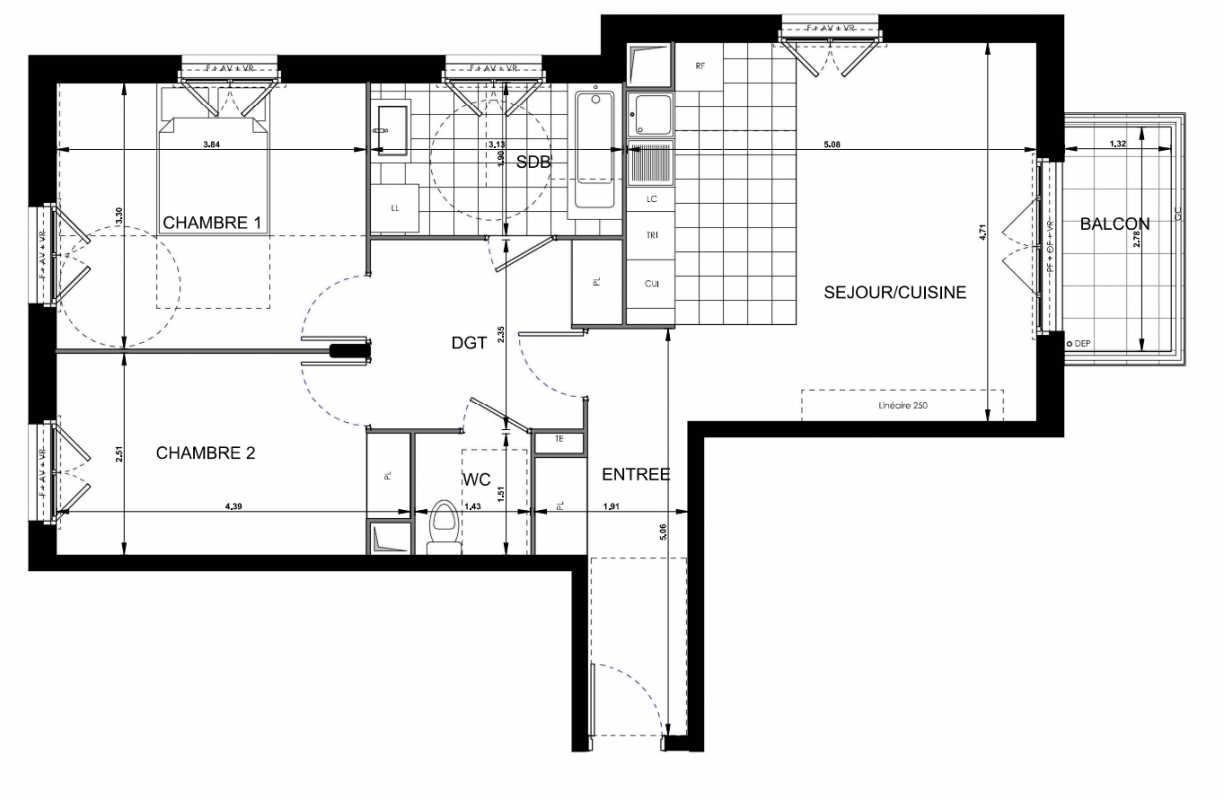 Plan du lot