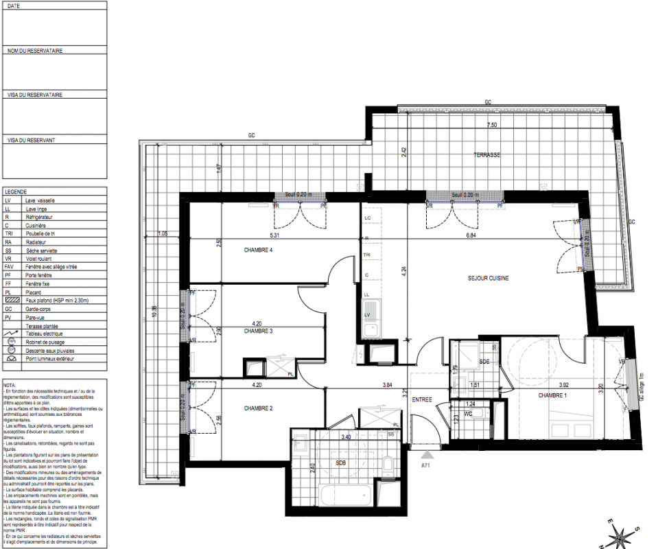 Plan du lot