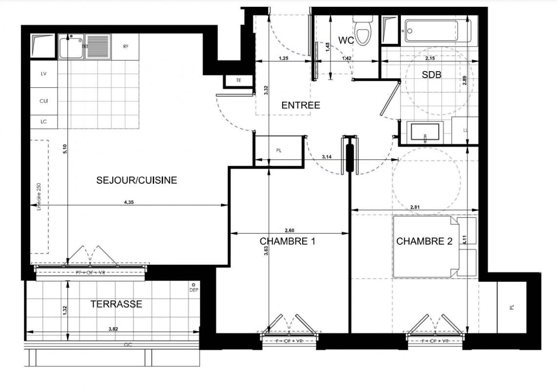 Plan du lot