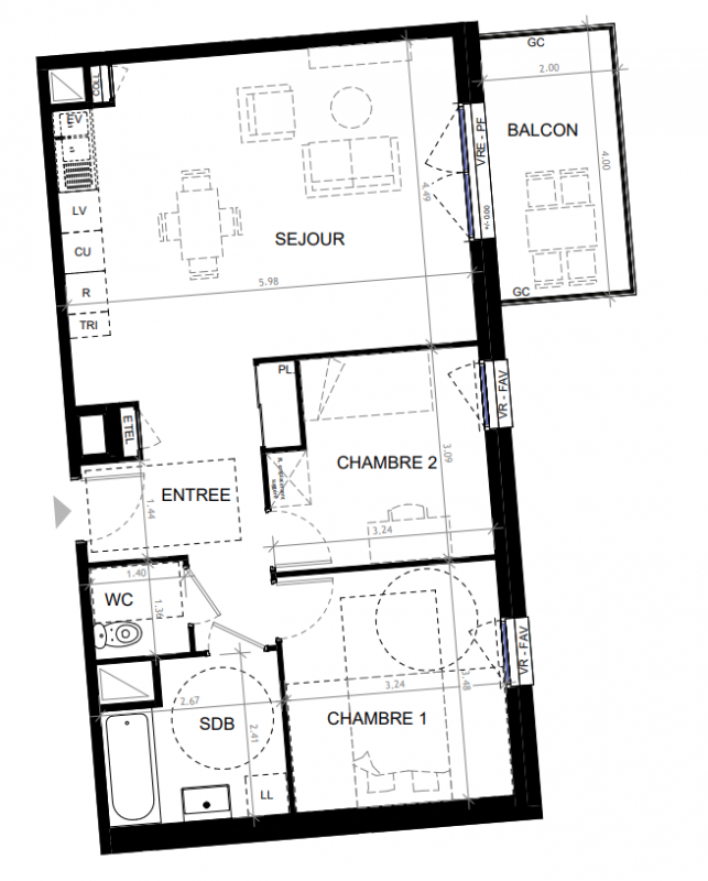 Plan du lot