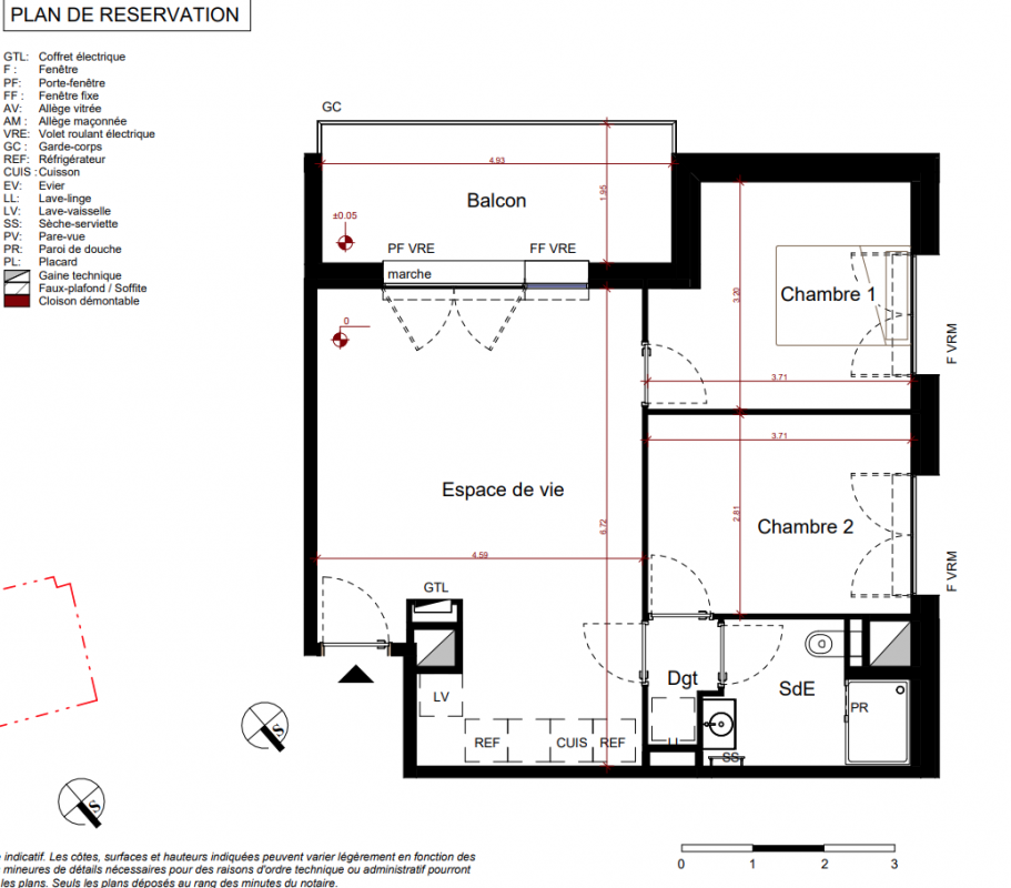 Plan du lot