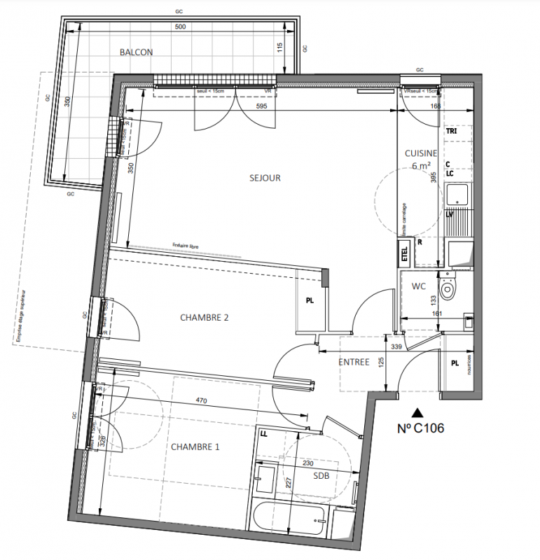Plan du lot