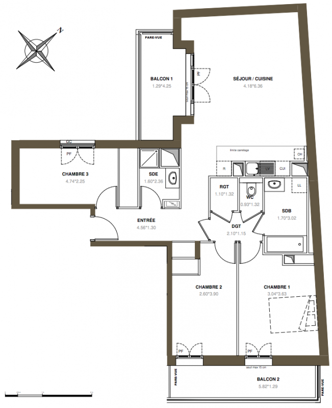 Plan du lot