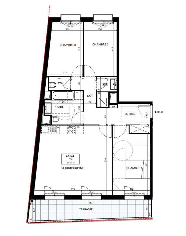 Plan du lot