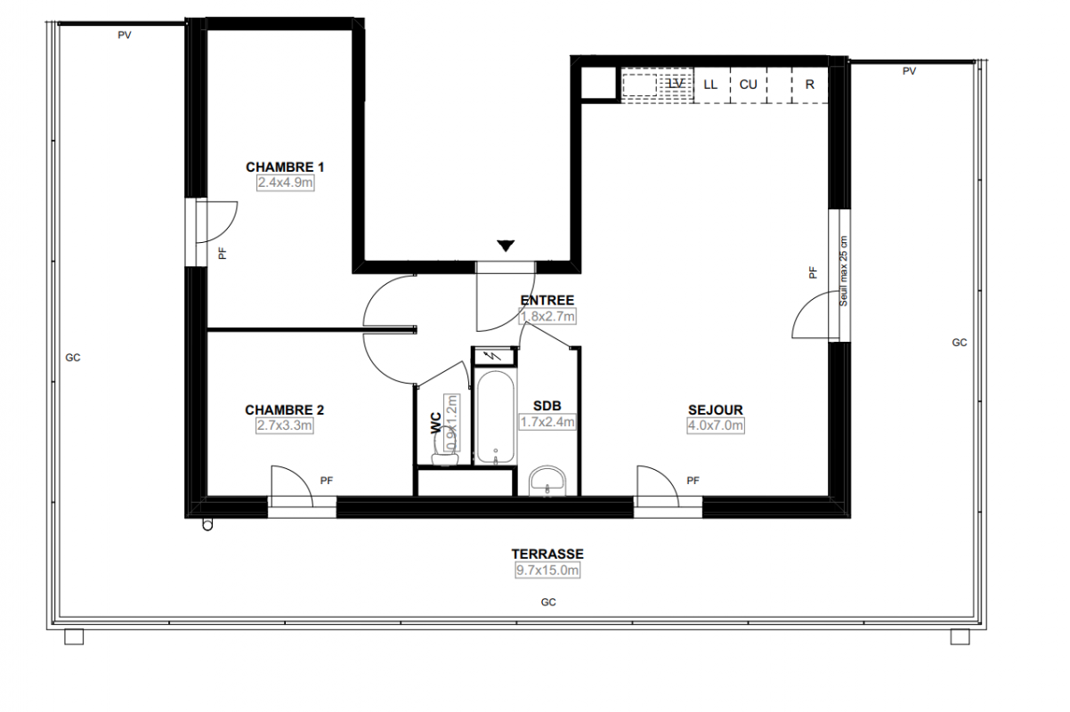 Plan du lot