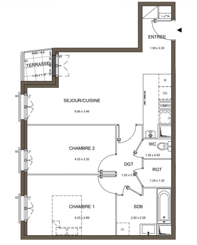 Plan du lot