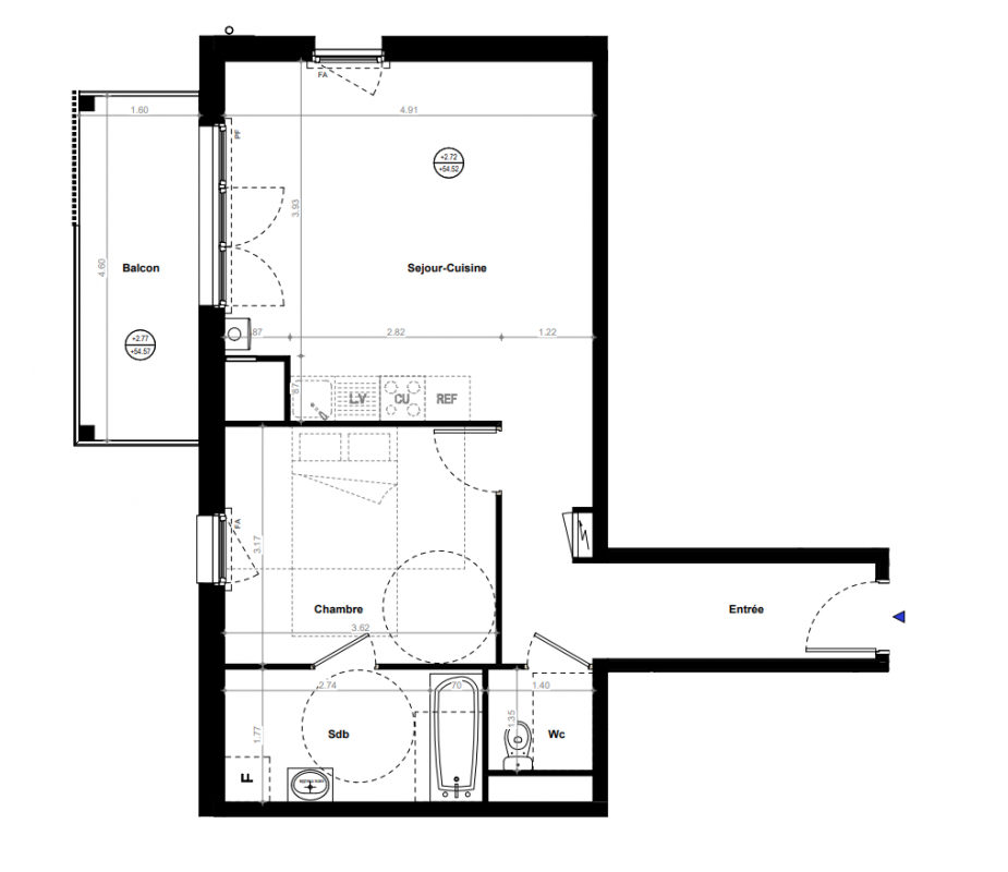 Plan du lot