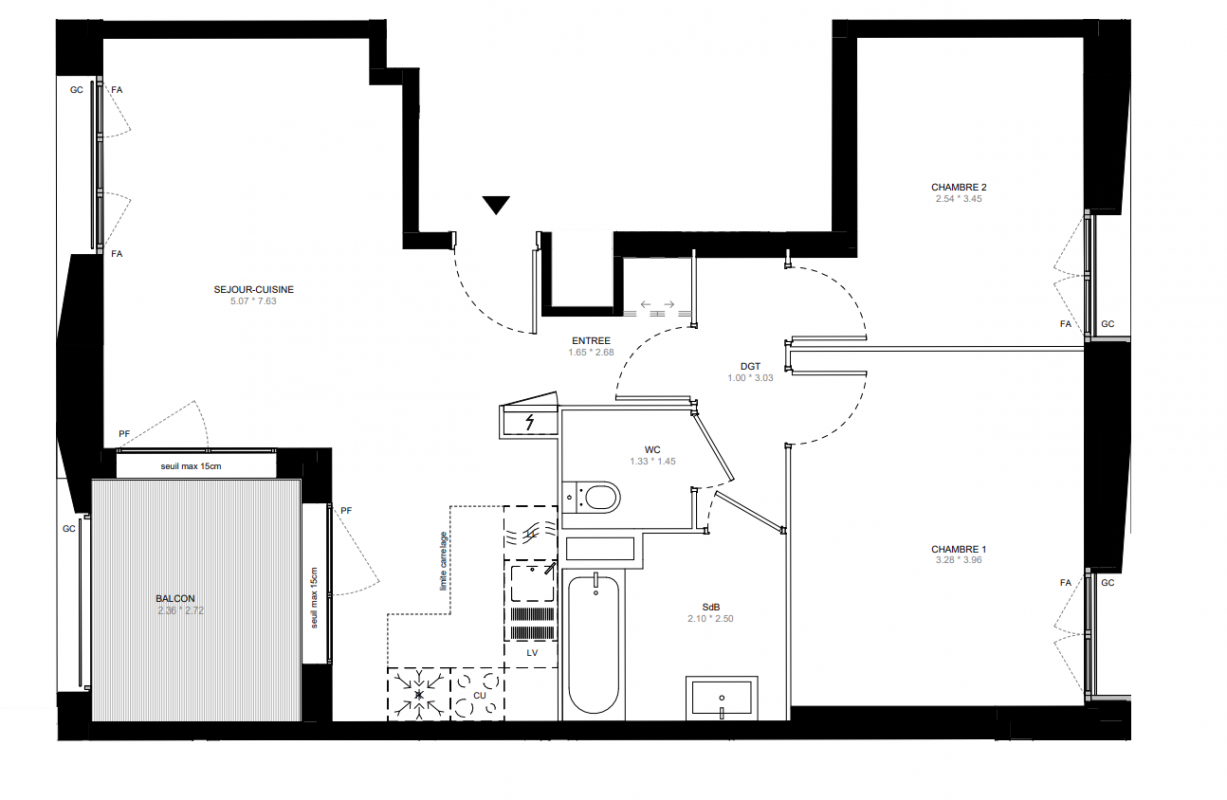 Plan du lot