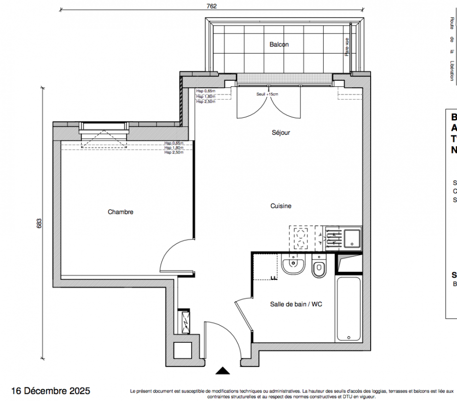 Plan du lot