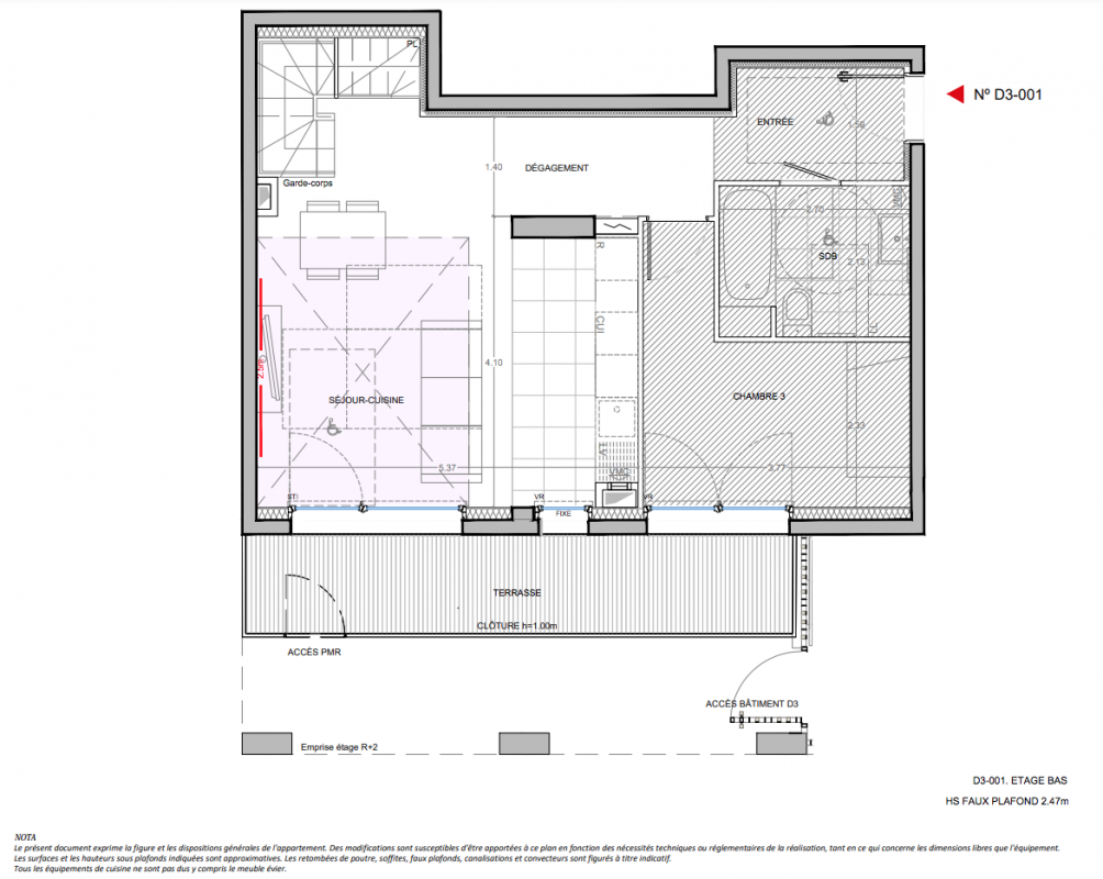 Plan du lot