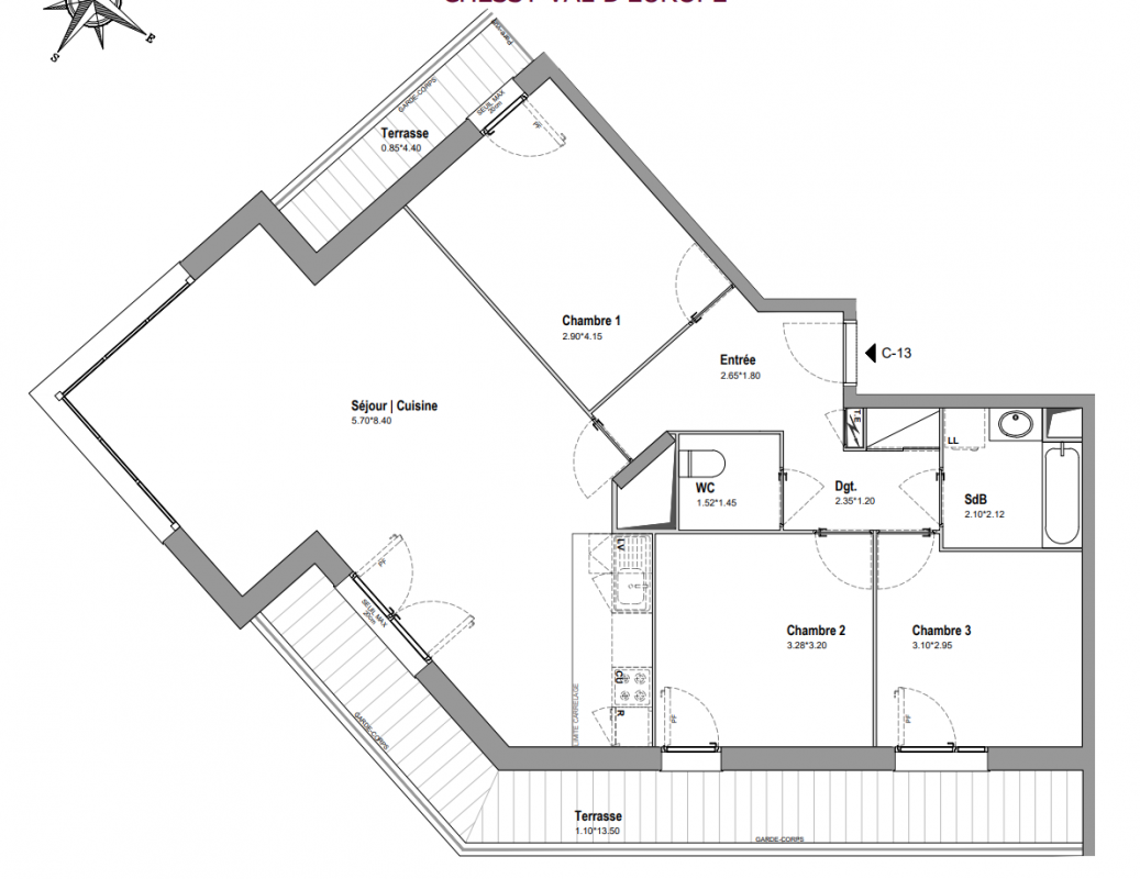 Plan du lot