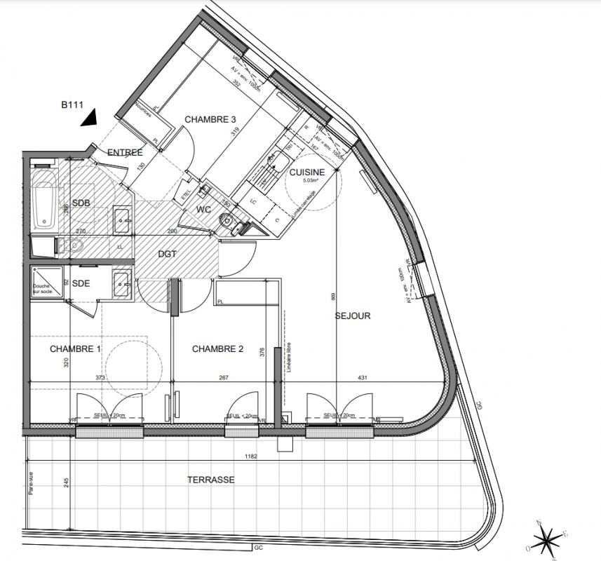 Plan du lot
