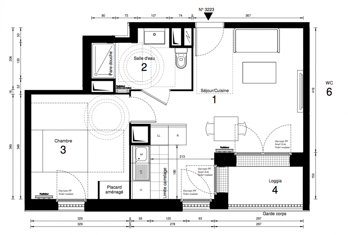 Plan du lot