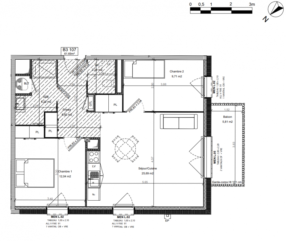 Coeur de Crêtes - TC3 B3 Logements