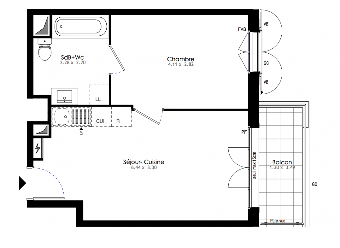 Plan du lot