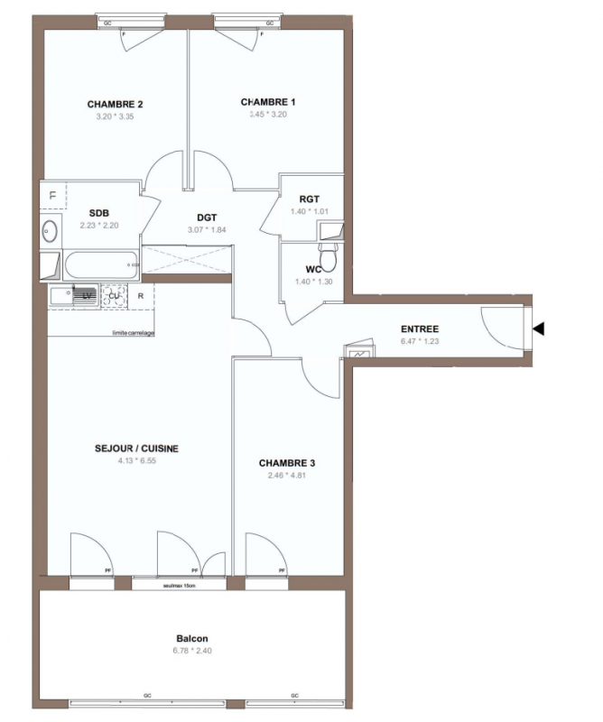 Plan du lot