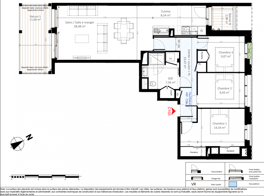 Plan du lot