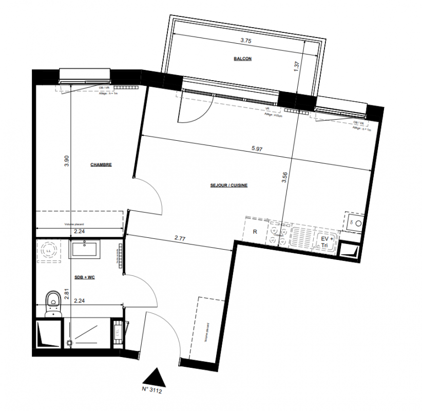 Plan du lot