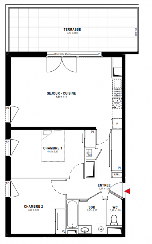 Plan du lot
