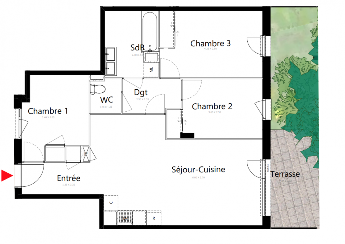 Plan du lot
