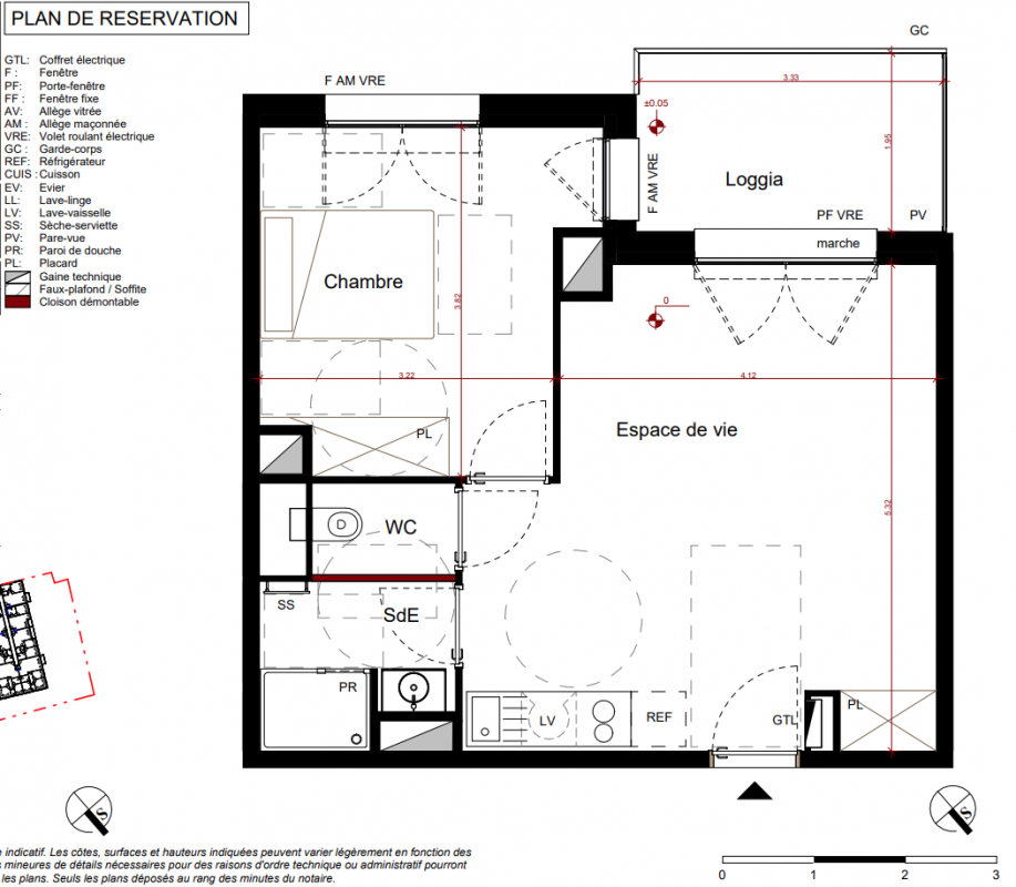 Plan du lot